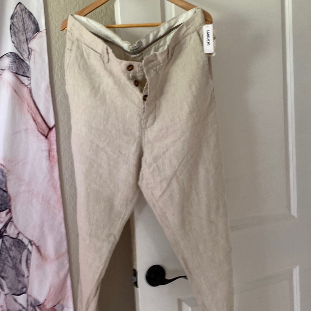NWT Mens Linen Pants 36x34
